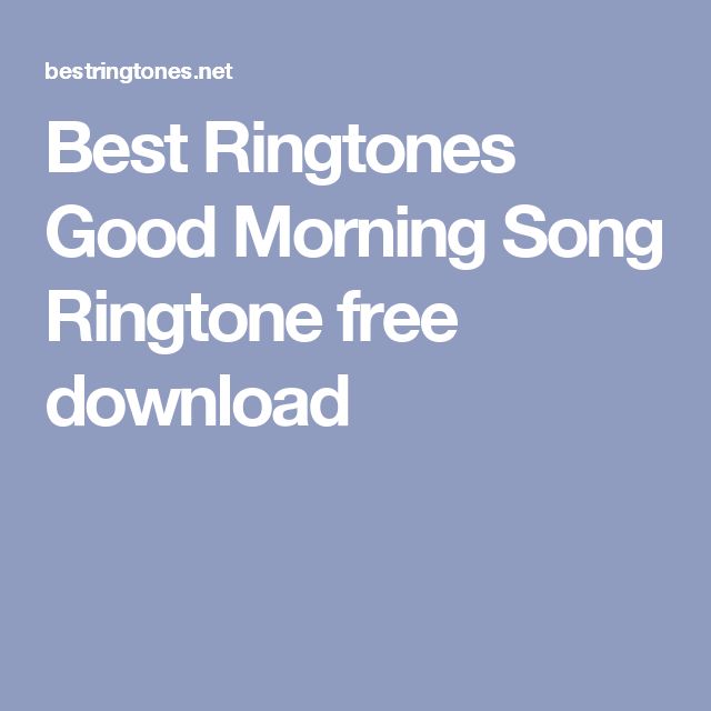 Song Ringtones Free